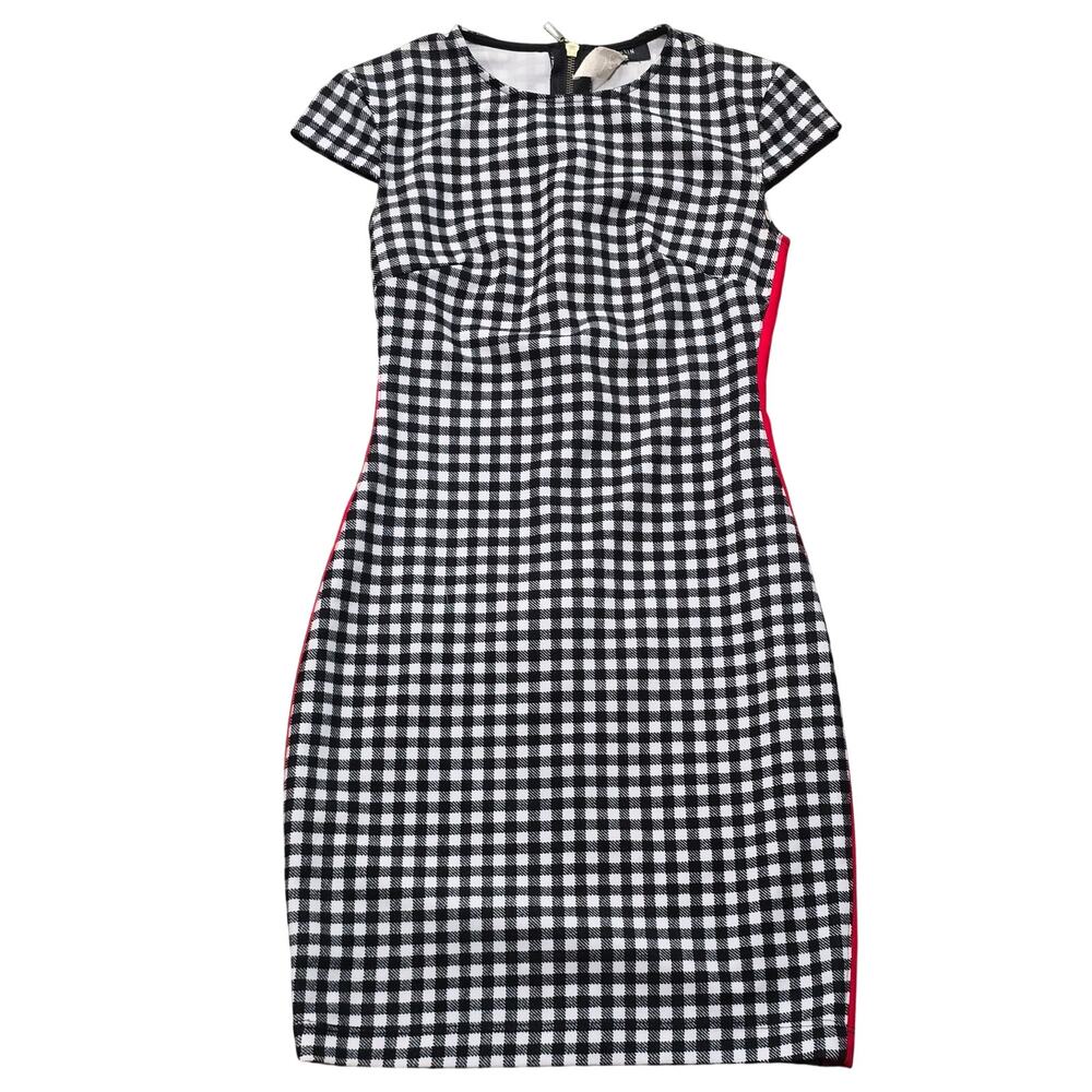 B. Darlin Black & White Gingham Bodycon Mini Dress